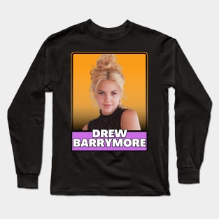 Drew barrymore (retro) Long Sleeve T-Shirt